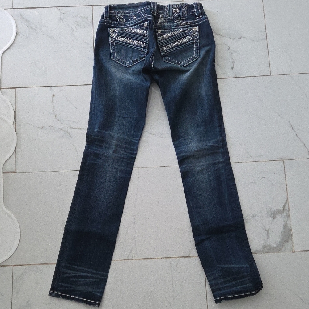 Miss Me Dark Blue Skinny Jeans